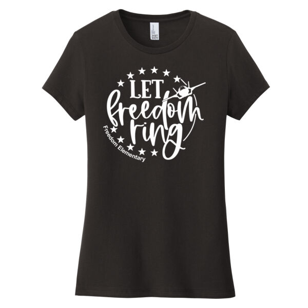 Let Freedom Ring Ladies T-shirt Thumbnail