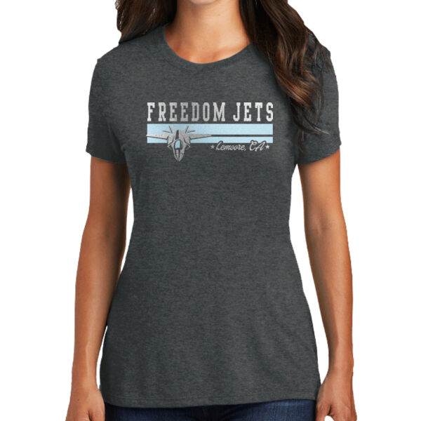 Freedom Jets Metallic Ladies Tshirt Thumbnail