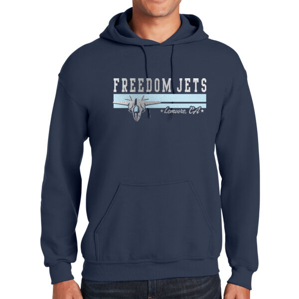 Freedom Jets Metallic Adult Hoodie Thumbnail
