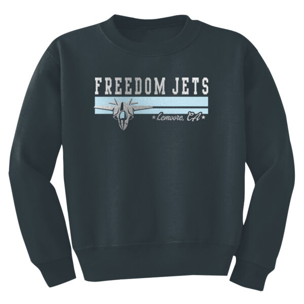 Freedom Jets Metallic Youth Crewneck Thumbnail