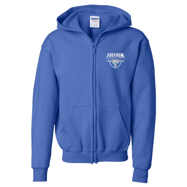 Freedom Elementary - Heavy Blend Youth Full-Zip Hooded Sweatshirt Thumbnail