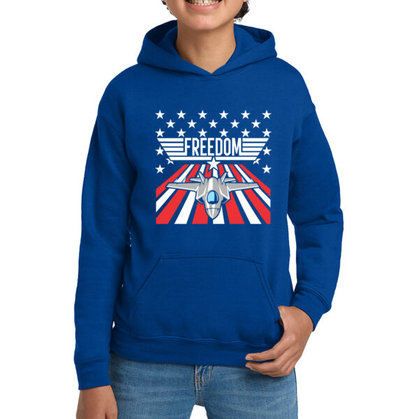 Freedom  - Youth Heavy Blend™ Hooded Sweatshirt Thumbnail