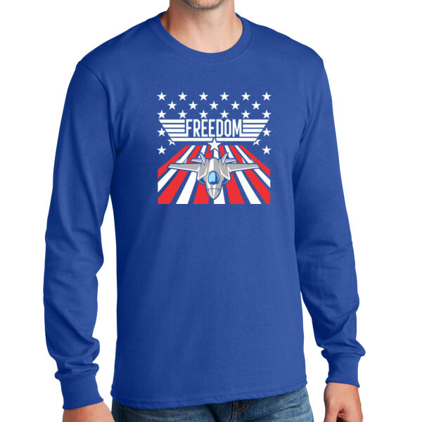 Freedom  - Long Sleeve Core Cotton Tee Thumbnail