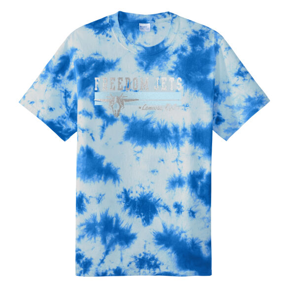 Freedom Jets Metallic Adult Tie Dye Tee Thumbnail