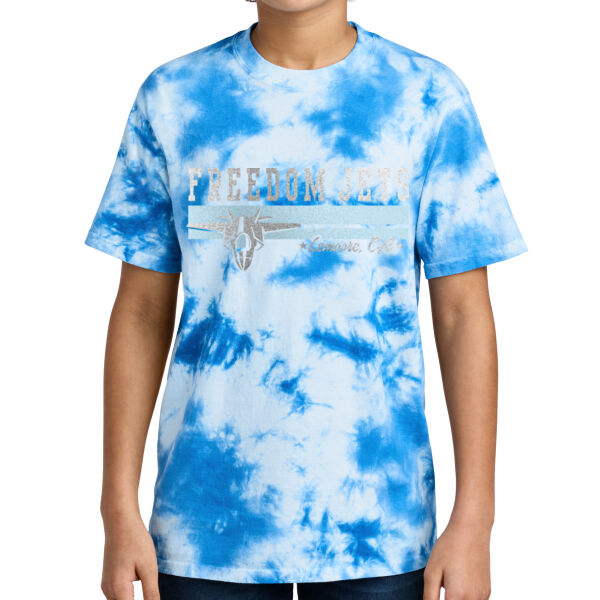 Freedom Jets Metallic Tie Dye Youth Tee Thumbnail