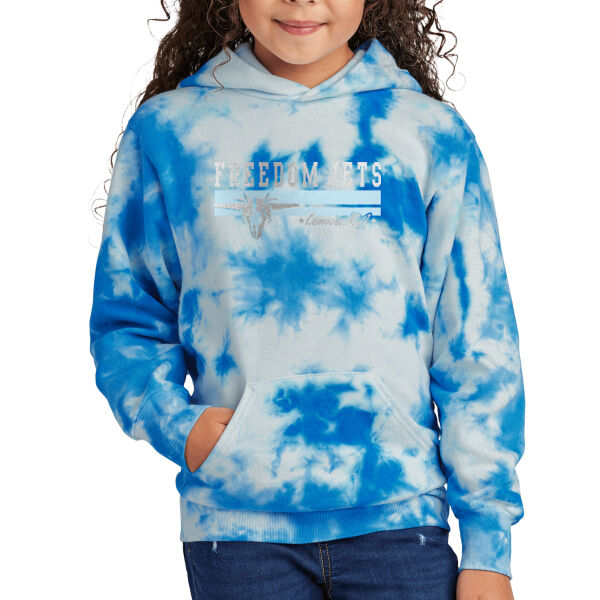 Freedom Jets Metallic Youth Tie Dye Hoodie Thumbnail
