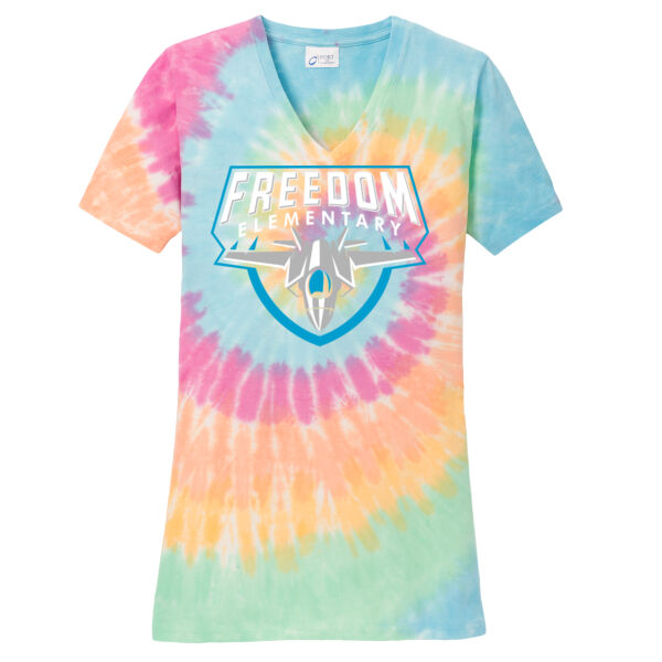 Freedom Elementary Ladies Tie Dye Tee Thumbnail