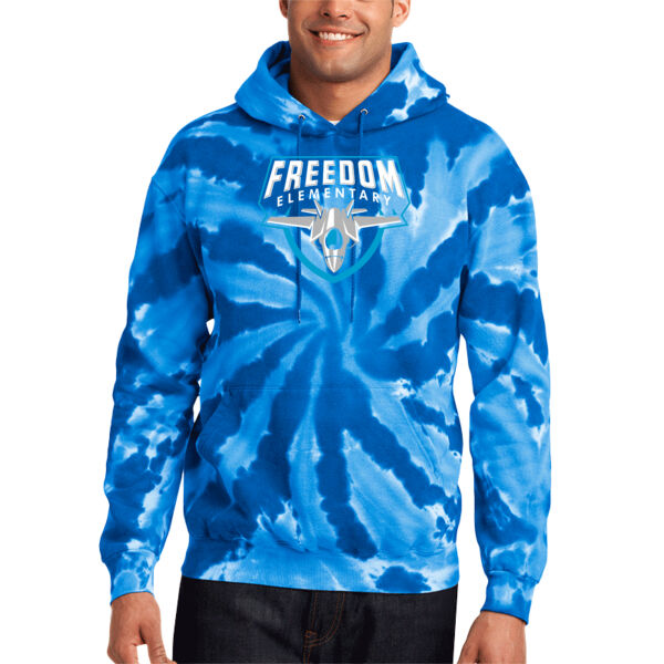 Freedom Elementary Adult Tie Dye Hoodie Thumbnail