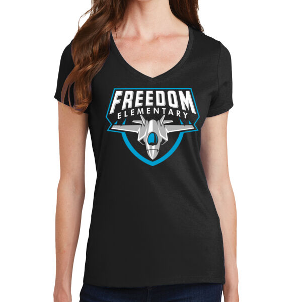 Freedom Elementary Ladies V Neck Thumbnail